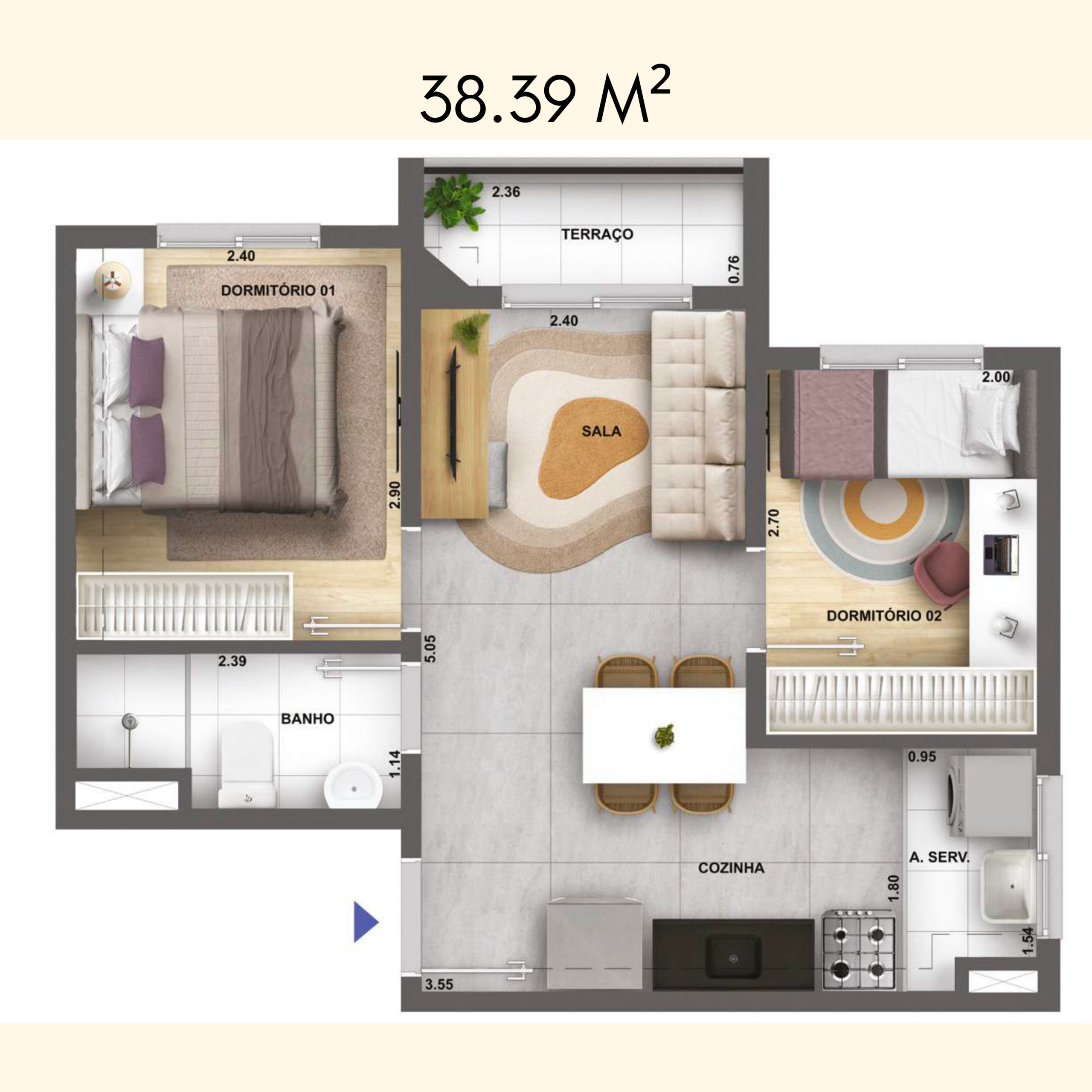 38.39M²